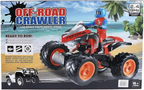 Merriboy Off-Road Red/Blue Crawler Full-Function RC Remote Control ATV Car, 110 Scale for 6+ years Kids and Adults